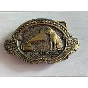 Vintage 1978 RCA Belt Buckle The Great American Buckle Co. Records Music Limited